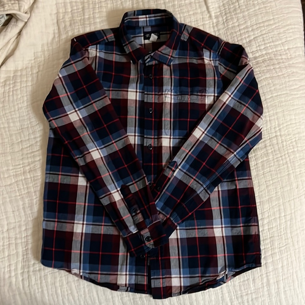 Boys Children’s Place Plaid Long Sleeve Shirt
